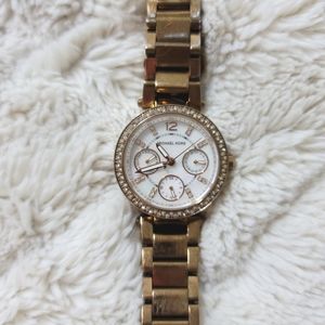 Michale Kors Rose Gold Crystal Watch